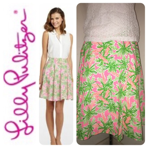 Lilly Pulitzer Dresses & Skirts - Lilly P Rare plusNibbles Meadow Skirt Size 14-